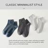 5 Pairs High Quality Men's Bamboo Short Socks Sweat Deodorant Men's Business Casual All Match Black Ankle Socks Gift 39-44