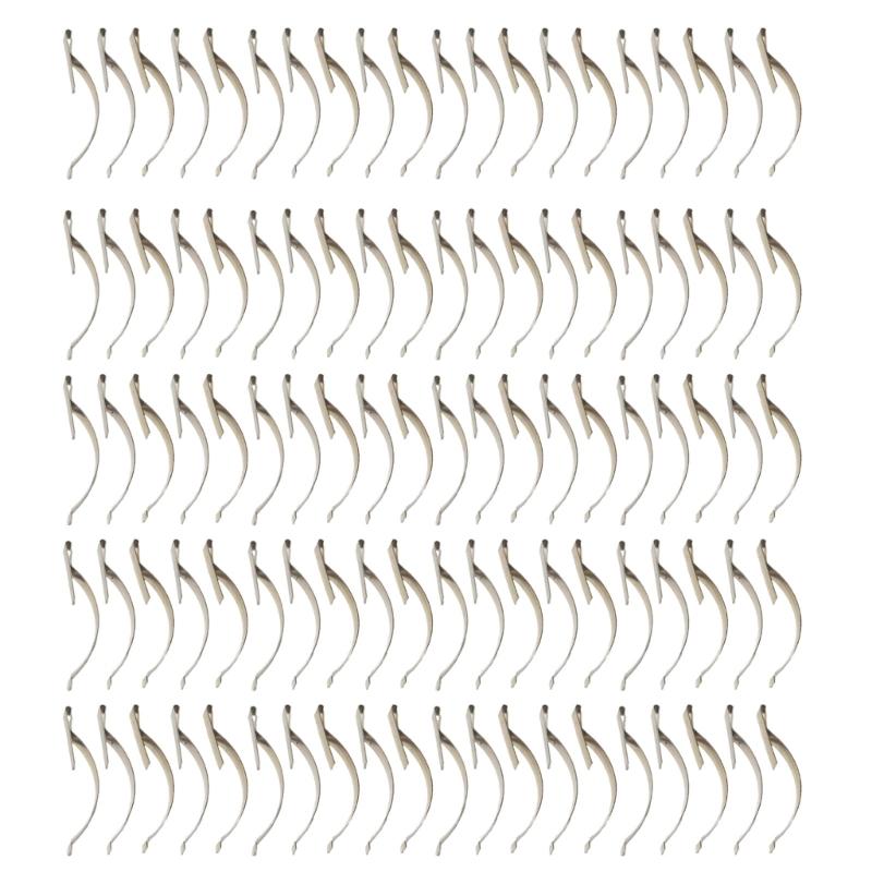 

10pcs Window Screen Spring Clips Window Screen Securing Clips Steel Tension Corner Clips to Hold Screens in Place Firmly 1