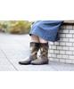 Wild Bird Society of Japan Birdwatching Short Size L Men's Boots, Length, YTY-2, Black,