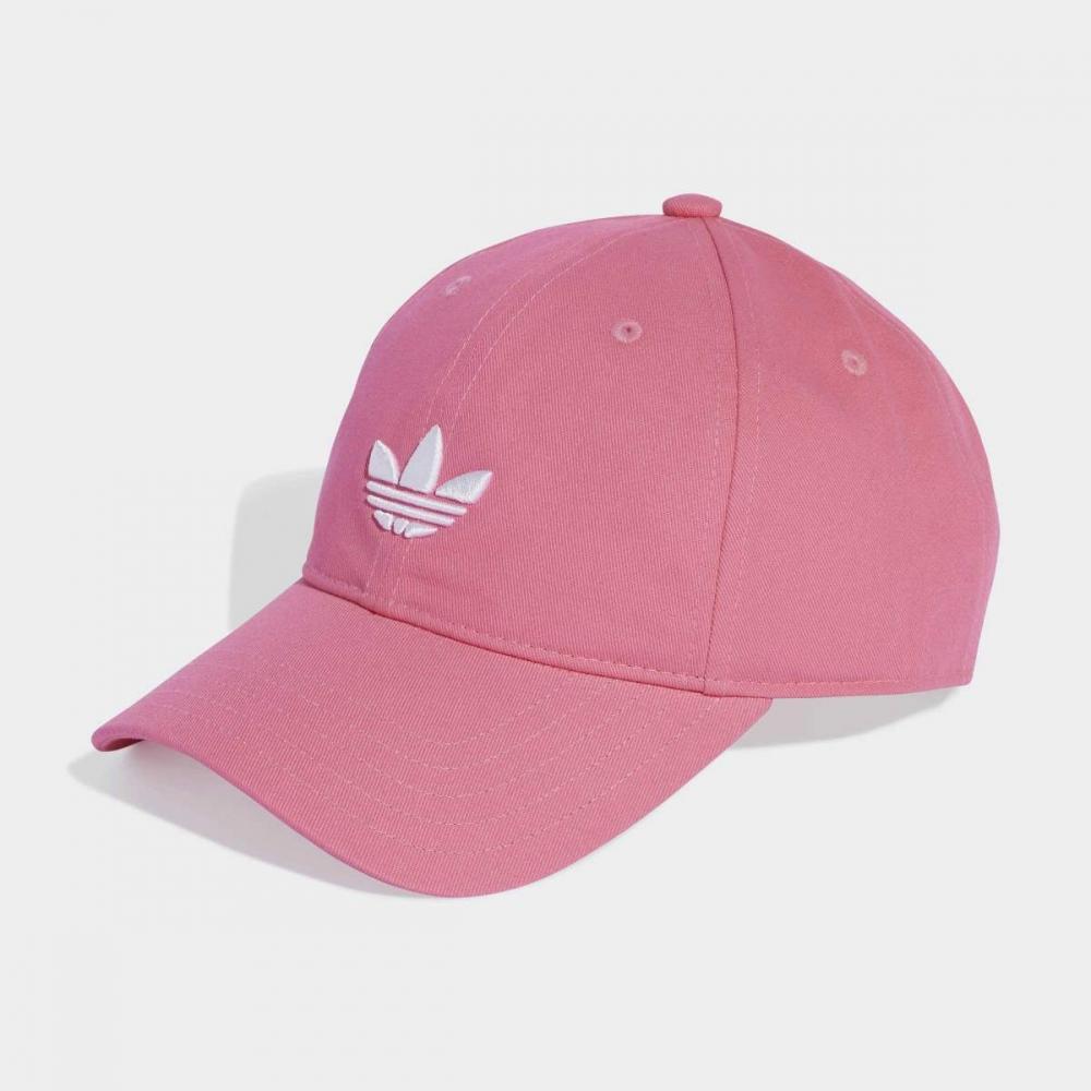 Adidas Unisex Adicolor Classic Trefoil Baseball Cap Pink  Jy5065 OSFM(058)