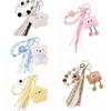 Stuffed Plush Star Keychain Kawaii Bear Plush Pendant Star Doll Pendant  Home Decor
