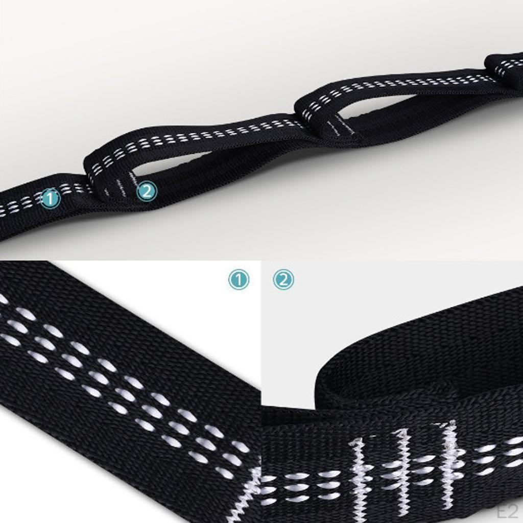 Hanging Straps, Kit for Hammock Rope with Carabiners Carrying Bag Holds Up 00 Lbs, Easy To