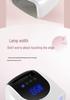 X30 Rechargeable 96W Portable Nail Gel Lamp - High Power Electroplated Nail Dryer