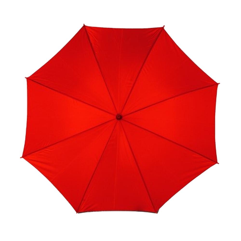 L-Merch Cork Wooden Handle Automatic Stick Umbrella