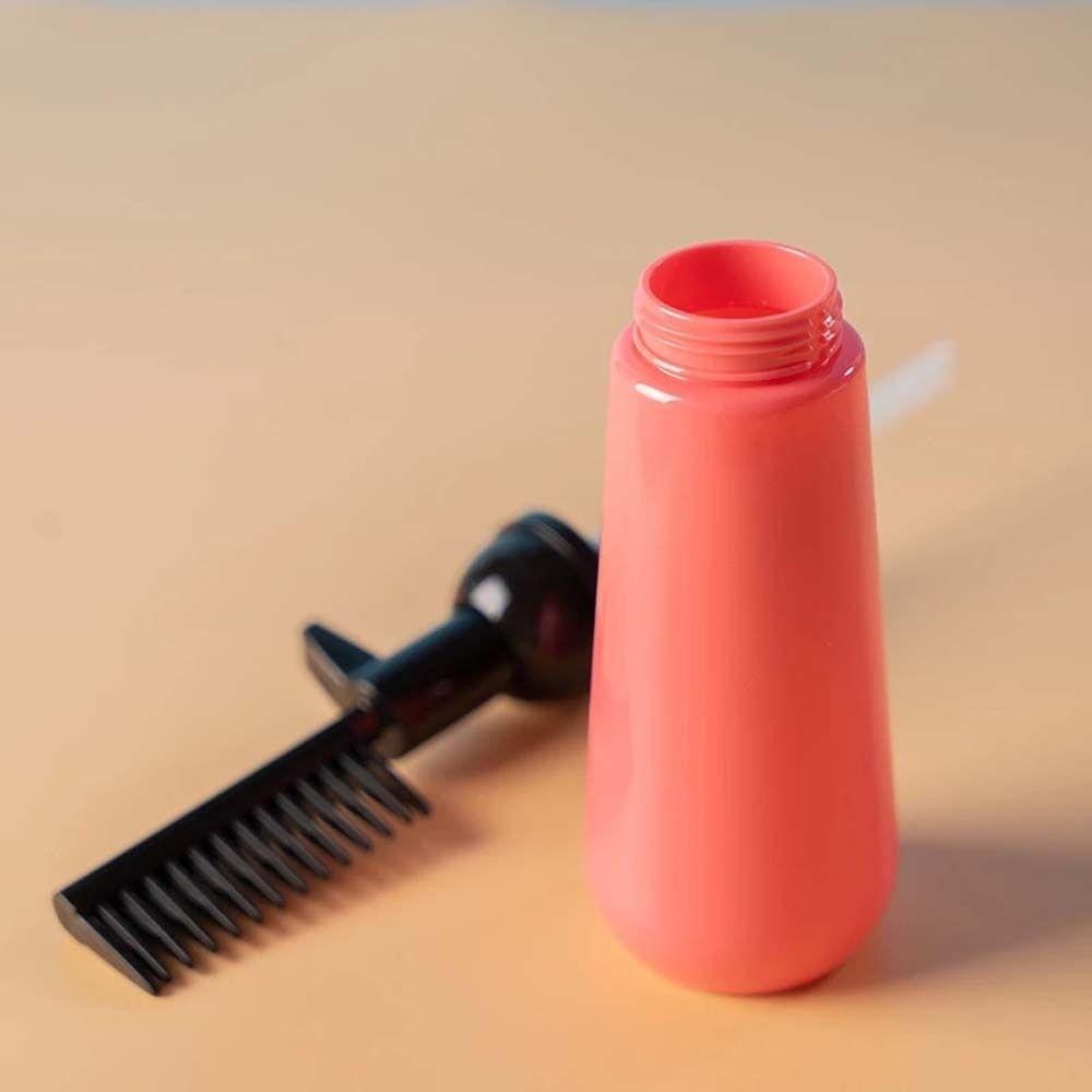 Salon Refillable Empty Bottle Hair Colouring Comb Bottle Hair Dye Bottle Applicator Hairs Brush