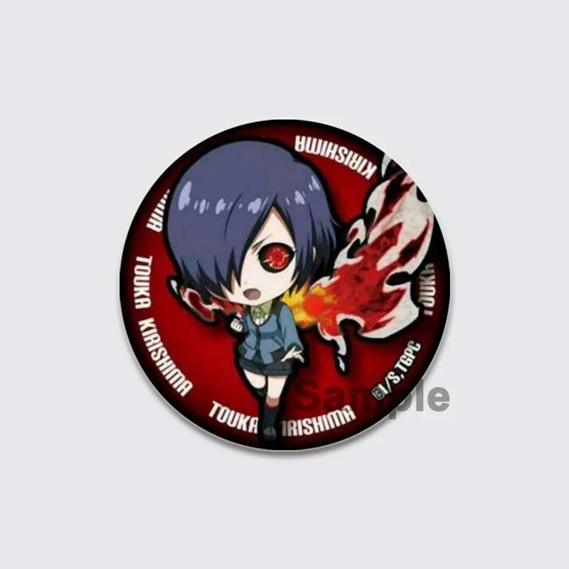 32/44/58mm Fashion Accessorie Anime Tokyo Ghoul Pin Handmade Cartoon Kaneki Ken Brooche for Backpack Cothes Collection Badge Hat Decoration