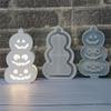 Silicone Molds Plasters Molds Halloween Pumpkin Light Casting Molds Ornament Molds Handmade Epoxy Resin Molds