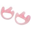5 Pair Radio Ear Mold Earbud Replacement Left Right Earpiece Insert Walkie Talkie Silicone PinkM