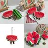 Cute Watermelon Plush Keychain With Pp Cotton Filling For Bag Decoration And Collectors