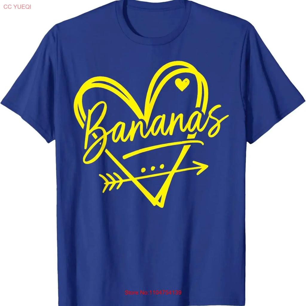 Retro Heart Bananas Aesthetic For Kid T Shirt Vintage Washed Soft Designer Clothes Graphic Stylish Top For Everyday Wear Unisex