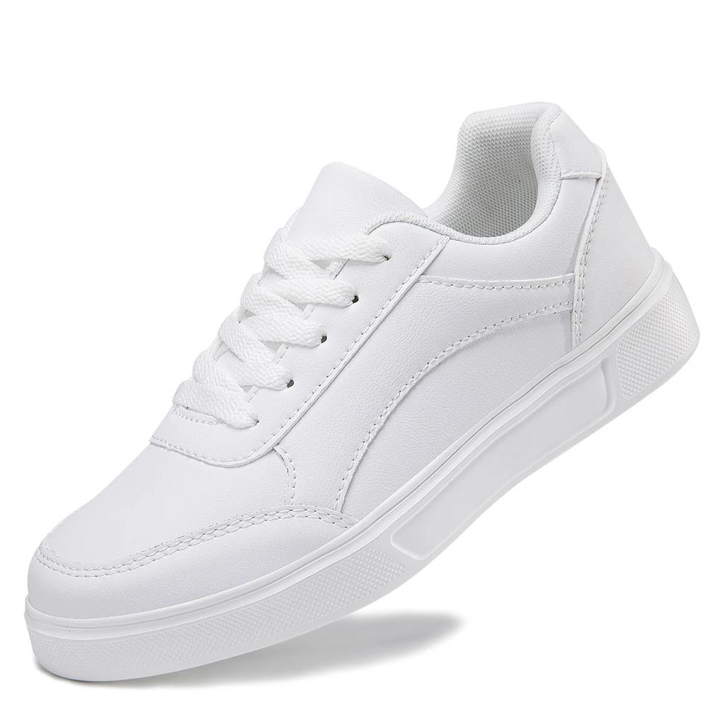 Fashion Women Casual Sneakers Leather Platform Sneakers for Women Classics Comfort Skateboarding Shoes Non-Slip