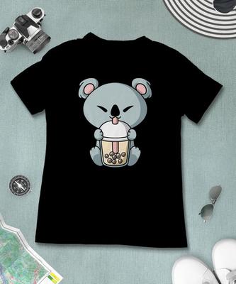Boba Milk Tea Koala Bear T-Shirt, Funny Boba Milk Tea Shirt, Bubble Tea T-Shirt, Kawaii Japanese Anime Gift