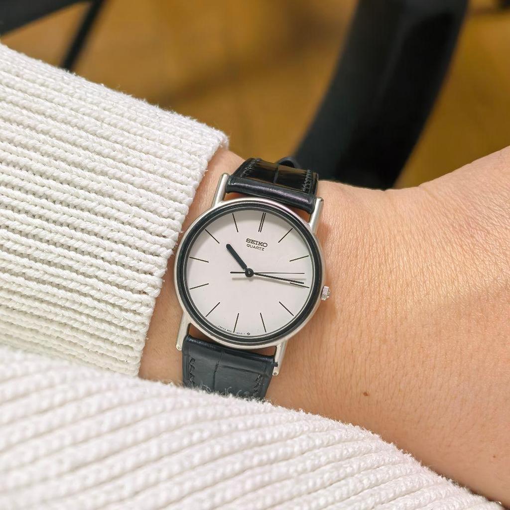Used VINTAGE SEIKO 9021-6010 PDP White Dial 1984