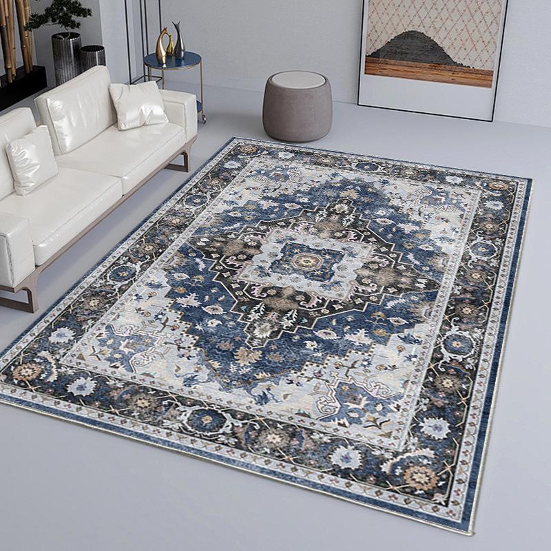 American Style Carpet Living Room Bedroom Bedside Carpet Foldable Carpet