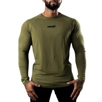 Çalışmak Spor Salonu Vücut Geliştirme Erkek Basketbol Eğitimi Sıska Moda Rahat Nefes Ince Mektup Baskılı Sonbahar Pamuklu Tişört