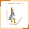 Adorable Goose Figurine, Computer Decoration, Small Statue, Easy Installation, Car Navigation
