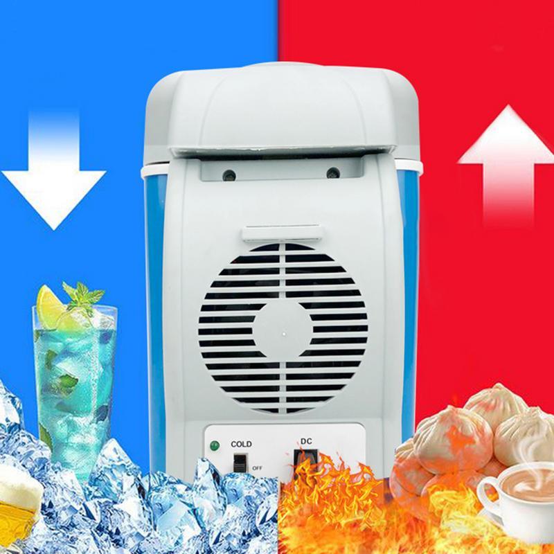 Portable Refrigerator For Car Travel Electric Fridge 7.5L Quiet Double-Mode Portable Refrigerator For Bedroom RV Kitchen Camping