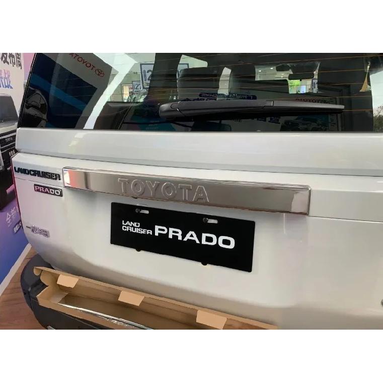For Toyota Prado LC250 2024 2025 ABS Chrome Rear Window Wiper Arm Blade Cover Trim Overlay Nozzle Molding Garnish