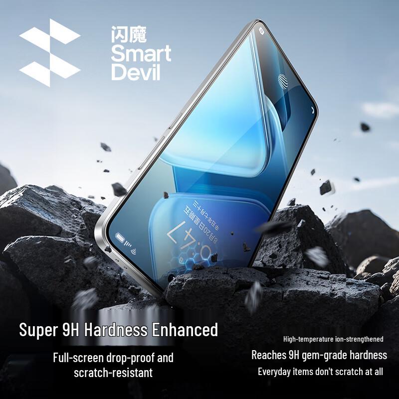 Shine Armor iQOO Tempered Glass Screen Protector (2-Pack)