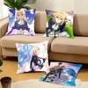 Anime Violet Evergarden Pillow Case Plush Fabric Soft Pillowcase Double Sided Print Cushion Cover Household Gifts
