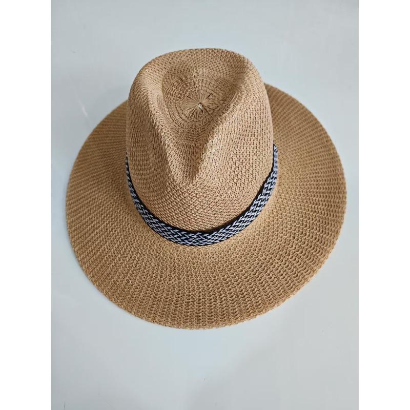 Middle-aged Hats Men's Summer Shading Straw Hats Middle-aged Men's Top Hats Sunscreen Hats Elderly Men's Sun Hats Dad's Cool Hats