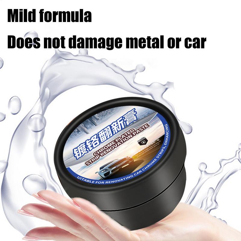 Chrome Polishing Compound Aluminum Cleaner & Brightener & Restorer 50g Tarnish Resistant Scratch Resistant High Gloss Non