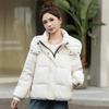 Winter new women's foreign style loose and thin cotton-padded clothes fashionable hooded thickened down cotton-padded clothes