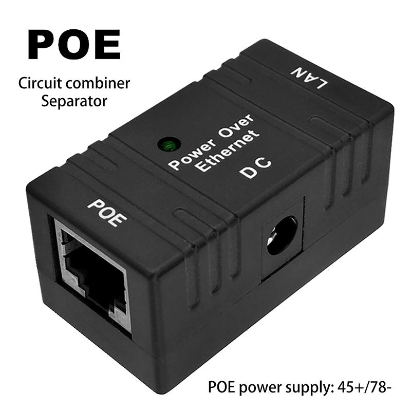 

1 Штука Аксесуари для DIY 10/100 Мбіт/с 5 В-48 В/2 А PoE Інжектор Розгалужувач живлення Для IP-камери Модуль PoE-адаптера