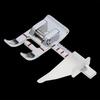 1pc Sewing Machine Presser Foot White with Ruler Guide for Home Use - Home Crafting Tool with Measurement Markings, Sewing Machine Accessories