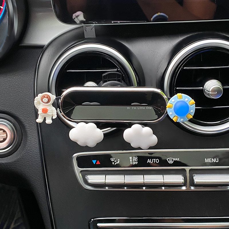 Car Mobile Phone Holder 2021 New Model Cute Cartoon Air Vent Creative Car Navigation Support Stand for Women