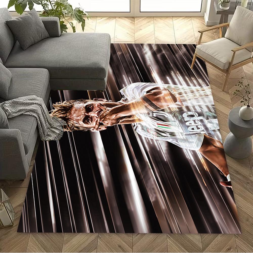 Soccer Player Through Wall Area Rug Suitable for Outdoor Entryway Game Room Playrooms Antislip Carpet Office home decor Wedding Party Gift