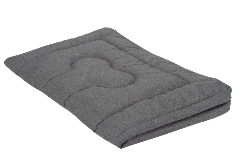 Hundebett, Hundematratze, Welsti Dunkelgrau M 70X50