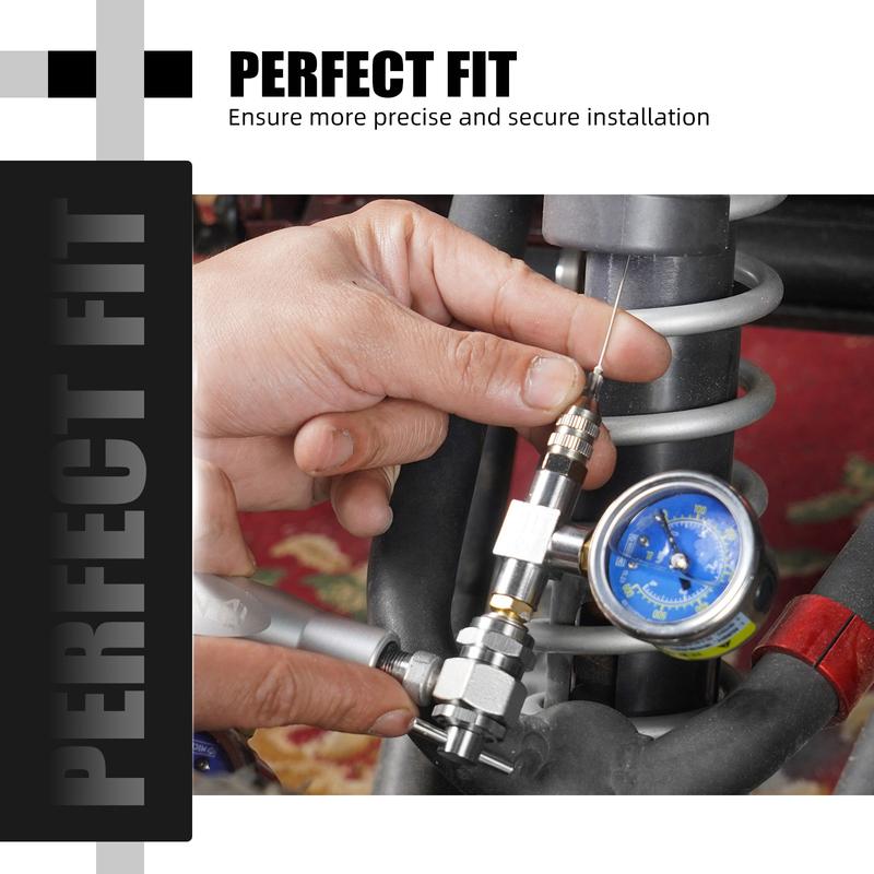 350 600PSI Shock Nitrogen Gauge Needle Fill Tool For Yamaha Polaris RZR CanAm Arctic Cat Snowmobile KTM Honda Suzuki Kawasaki