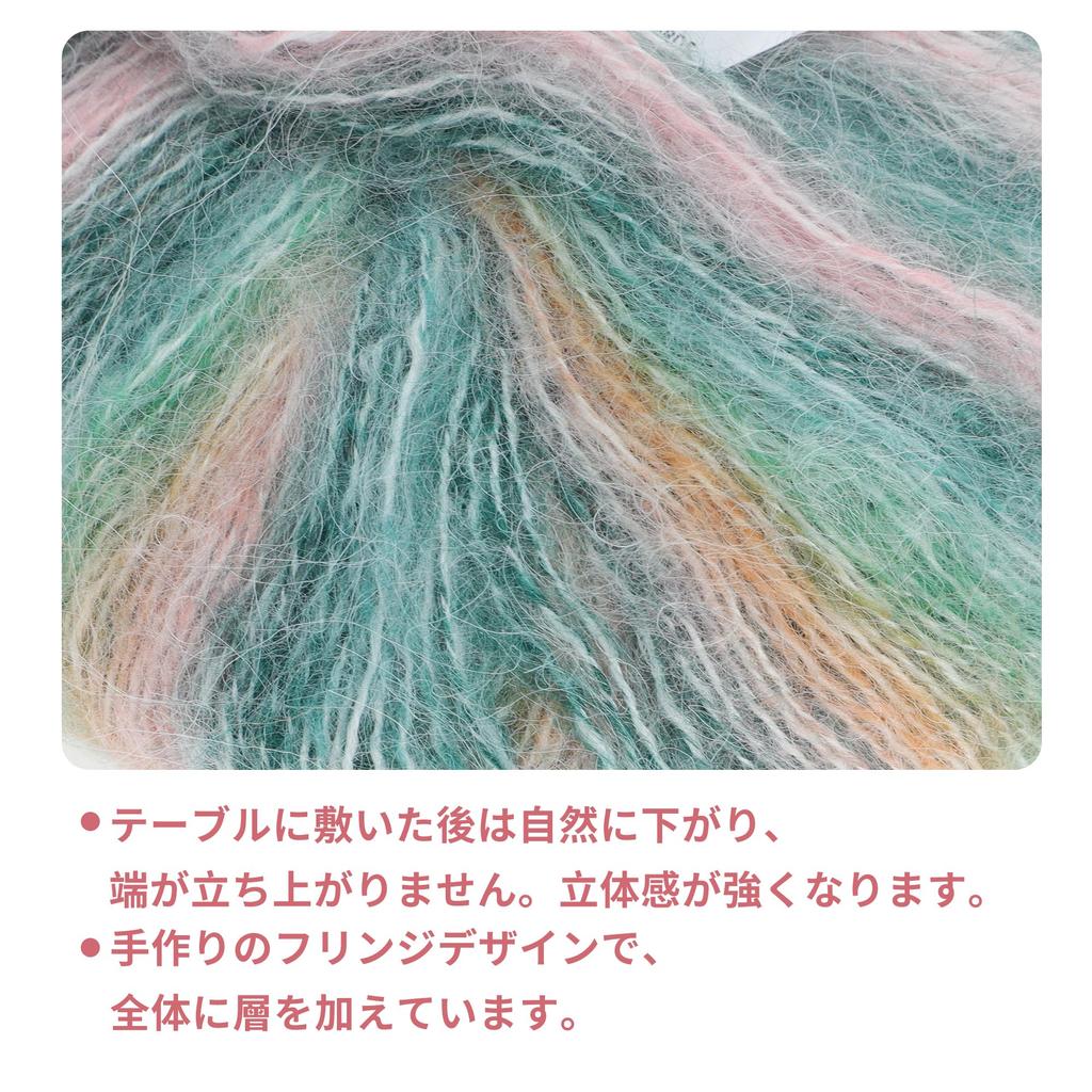CAPASTEC Wool Mohair Colorful Knitting Extra Fluffy Medium Easy To for Handmade Scarves Pom-Pom Yarn, Yarn, Thick, Decorative, 25g/2 Balls, Cotton,