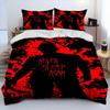 Anime Movie Duvet Cover Character Chucky Saw Comforter Bedding Set,Bed Set Quilt Cover Pillowcase,King Queen Size Bedding Set
