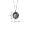 Boho Vintage Pendant Earrings Necklace Set Women Sun Moon Necklace Jewelry Engagement, Commemorative Gifts Trends