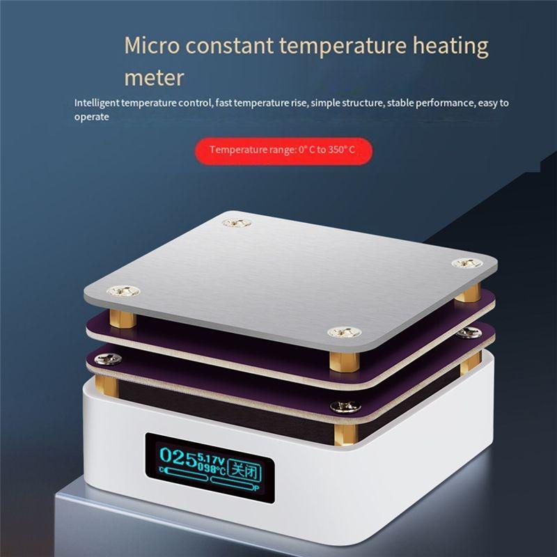 AEE4-PD65W Mini Hot Plate Digital Soldering Preheating Rework Station PCB SMD Board Soldering Plate Heating Table Repair Tool