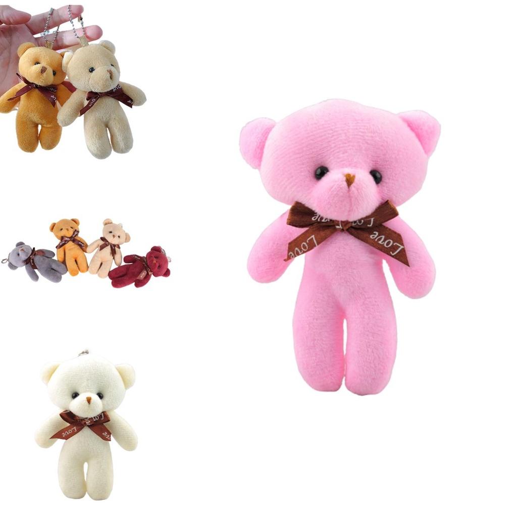 Adorable Plush Teddy Bear Keychain Pendant For Girlfriend Or Kids