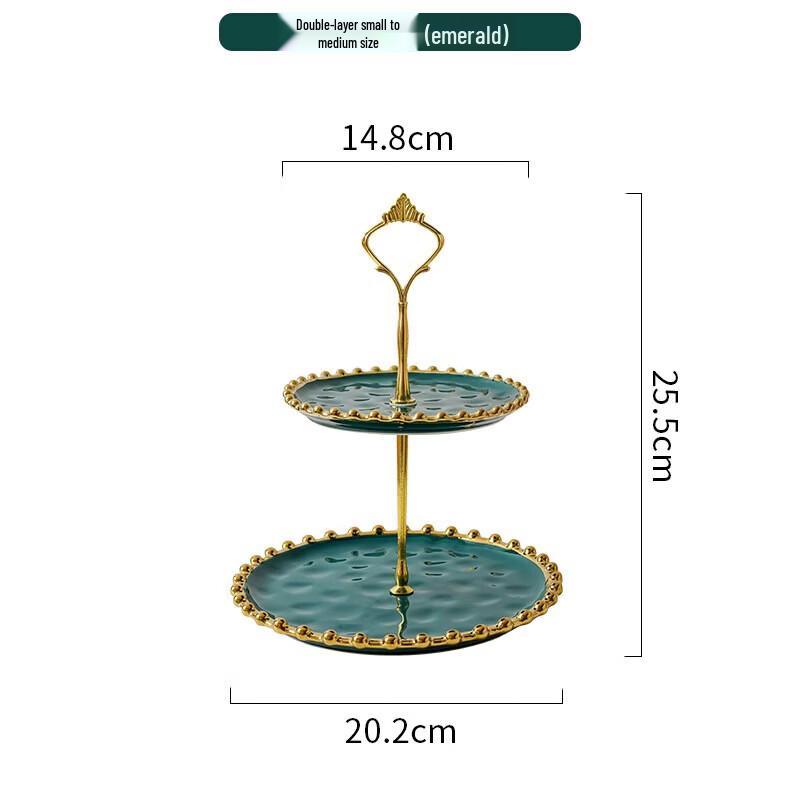 Ceramic Decorative Snack Plate