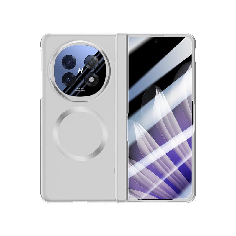 Suitable for Oppofindn5 Phone Case Film, Integrated Magnetic Matte N5 Lens Bracket, Fully Wrapped Spring Hinge, Business