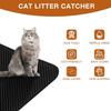 Traps litter from cats paws and litter from box