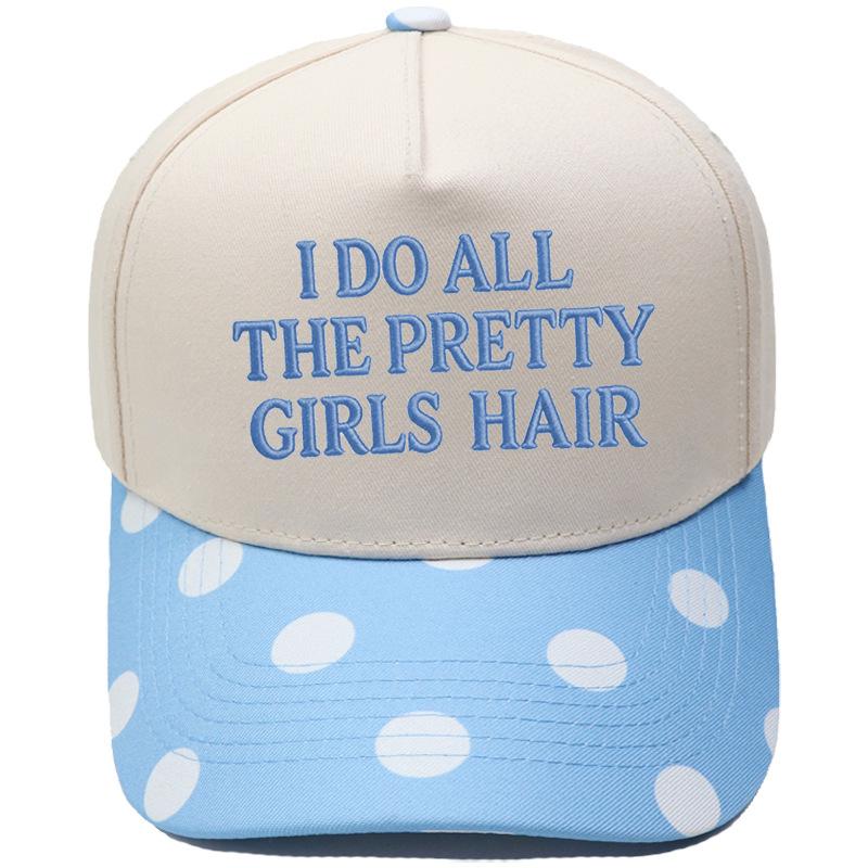 I DO ALL Fun Embroidery Color Matching Truck Driver Baseball Cap Men's and Women's Casual Shade Dad Hat