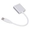 USB 3.0 to HD Multimedia Interface Adapter Aluminum Alloy Free Drive USB to HD Output Converter for Laptops Silver