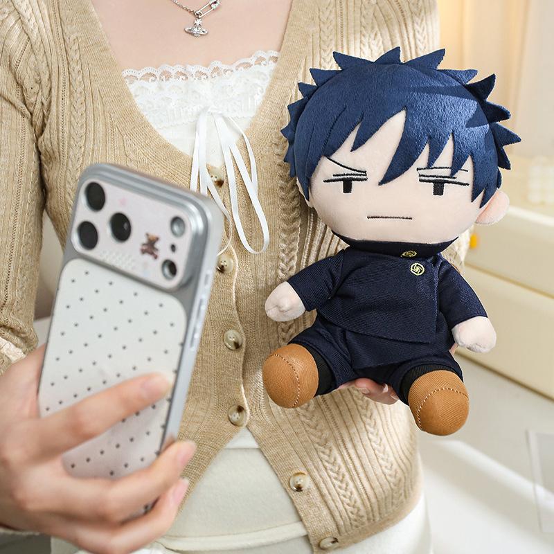 Neue Jujutsu Kaisen Mini-Plüschpuppe Gojo Satoru Fushiguro Megumi Niedlicher Anime-Charakter Stofftier Sammlerstück Geschenk für Manga-Fans 20cm