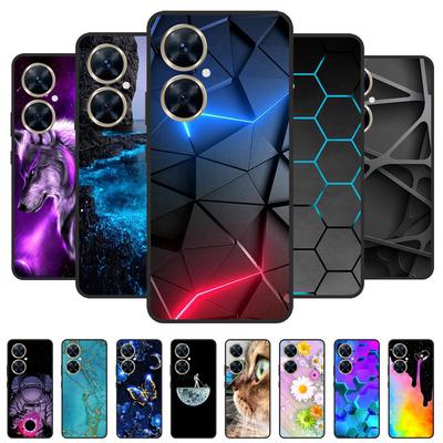 Pentru husă Huawei Nova 11i Nova11i 11 i Lup Negru TPU Moale Silicon Capac Spate Pentru Huawei Nova 11i MAO-LX9 Husă Telefon Funda Coque