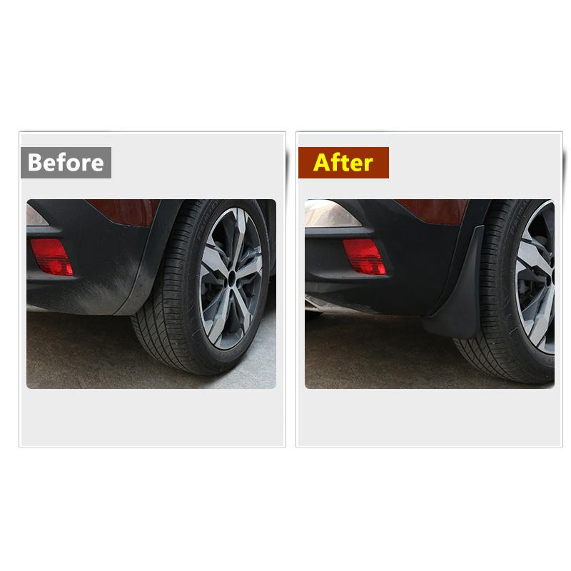 For Peugeot 3008 GT 2017 2018      Car Mud Flaps Mudguards Splash Guards Fender Protector Accessories