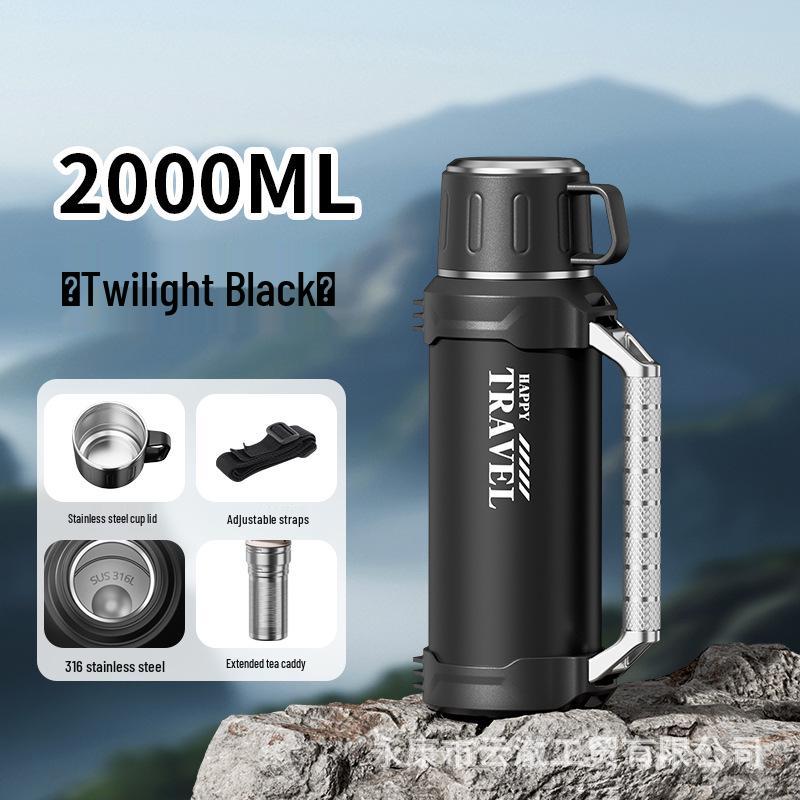 Large Capacity 316 Stainless Steel Thermos Cup - Insulated Travel Bottle for Men and Women