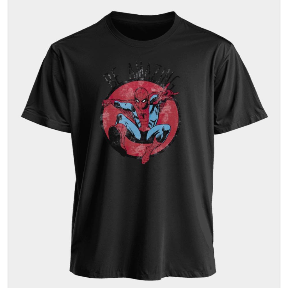 

Men s and Women s T-shirts Spider-Man Summer American Spring and Autumn New Oversized Harajuku Classic Short Sleeves 4XL