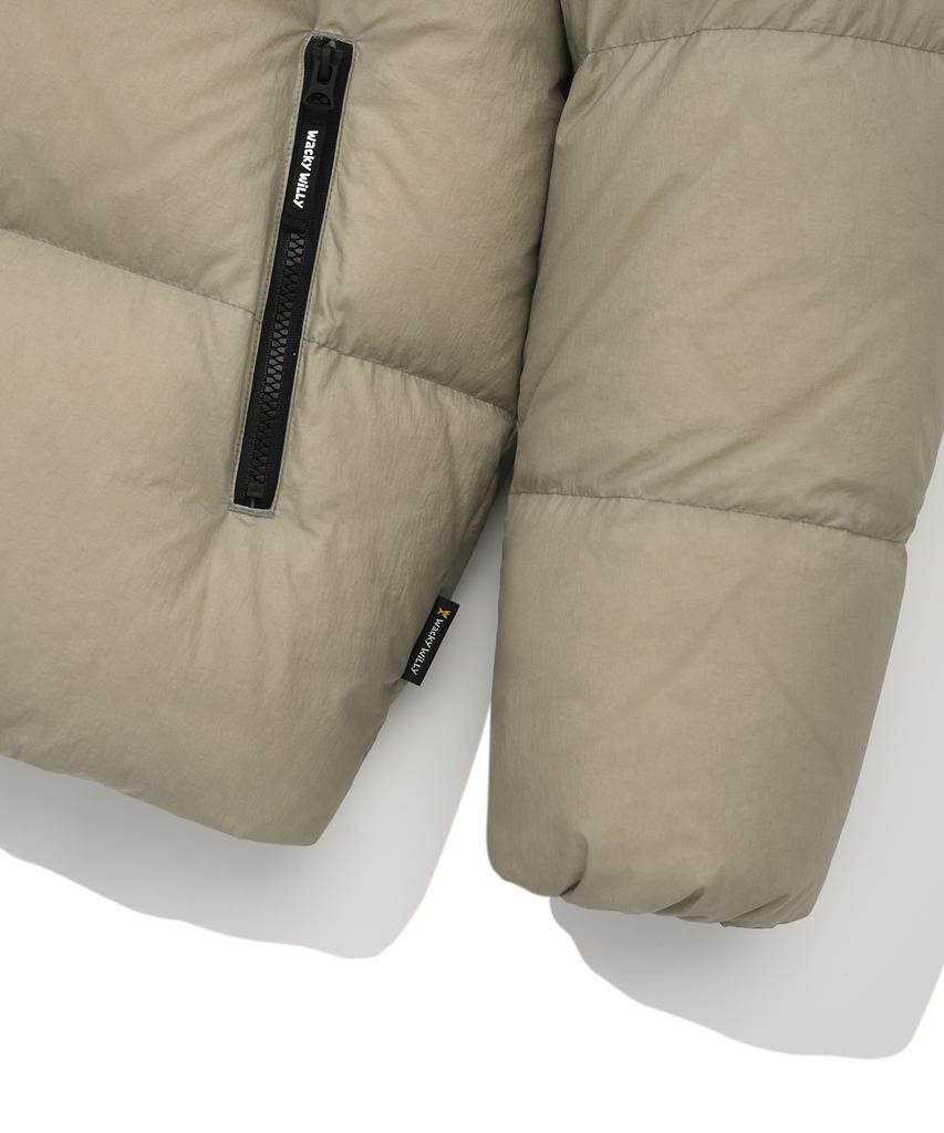 Wacky Willy Nylon Down Jumper Beige