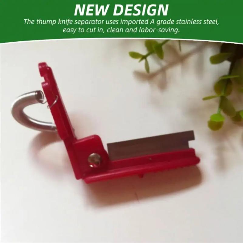 Vegetable Thump Knife Vegetable Fruits Finger Knife Separator Picking Tools Farm Garden Orchard Safe Harvesting Picking Device
